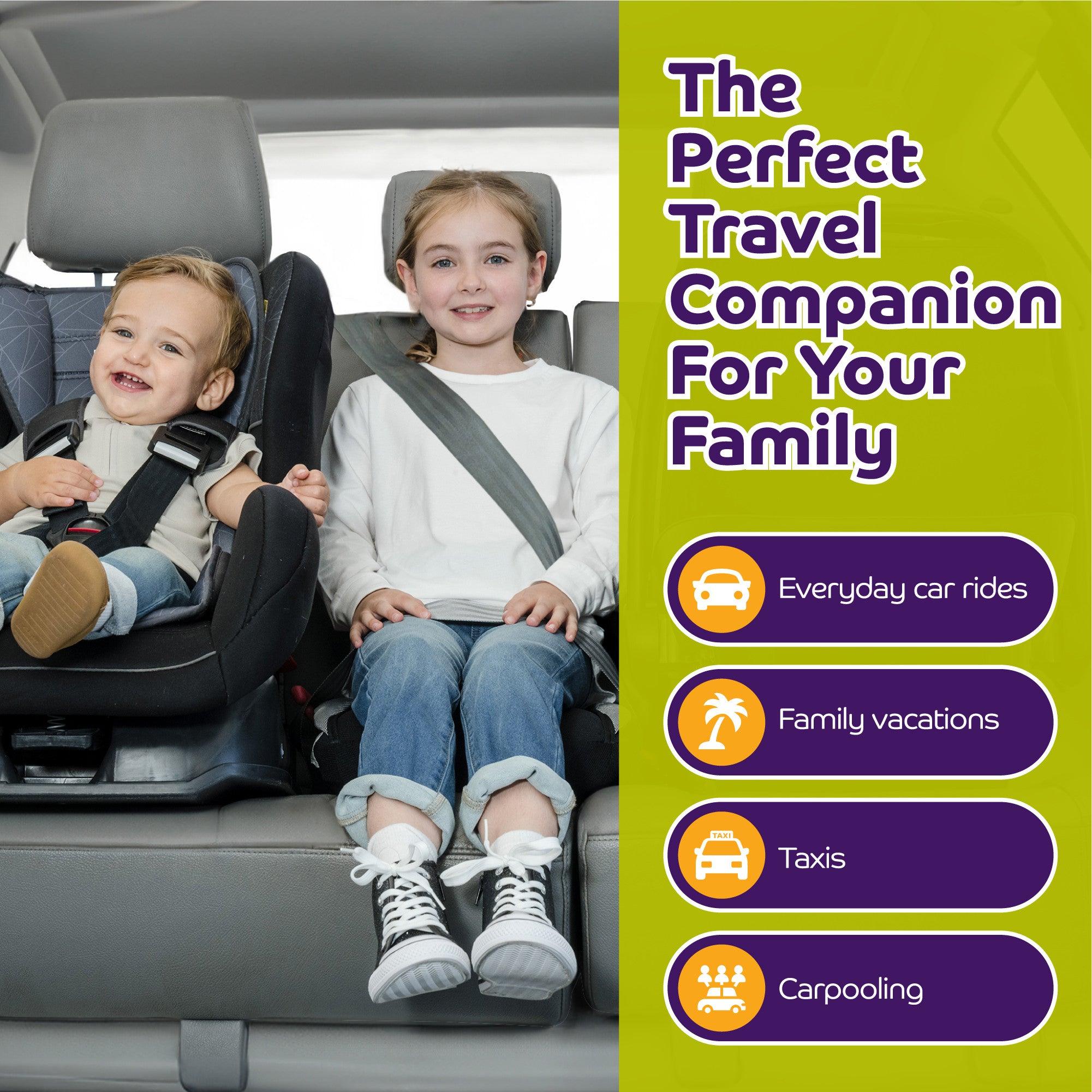 BubbleBum Inflatable Car Booster Seat- Travel Car Seat- Black - Image 6