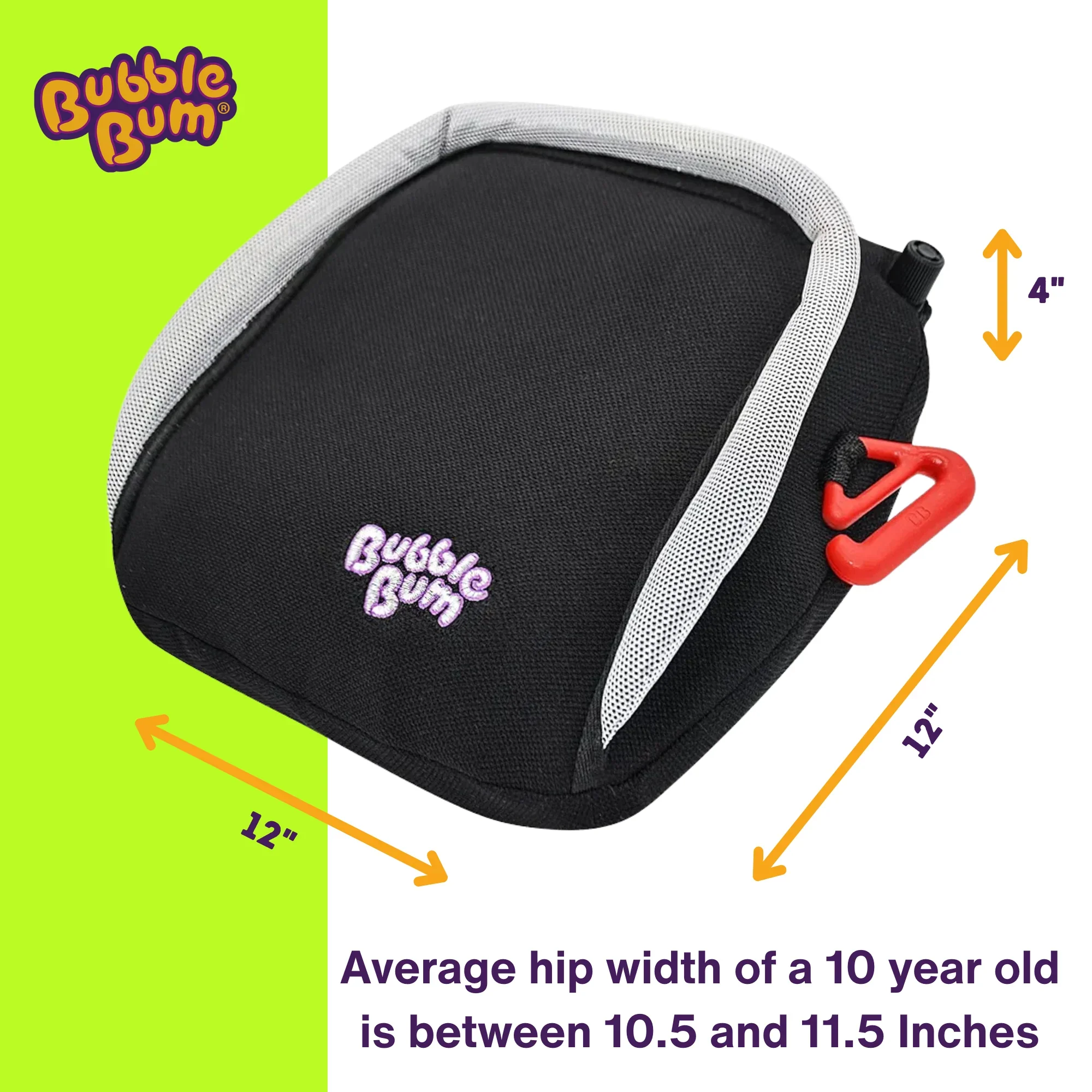 BubbleBum Inflatable Travel Booster Seat for Kids (Ages 4–11) Portable Car Booster for Taxis, Rental Cars & Travel ✔️ - Image 5
