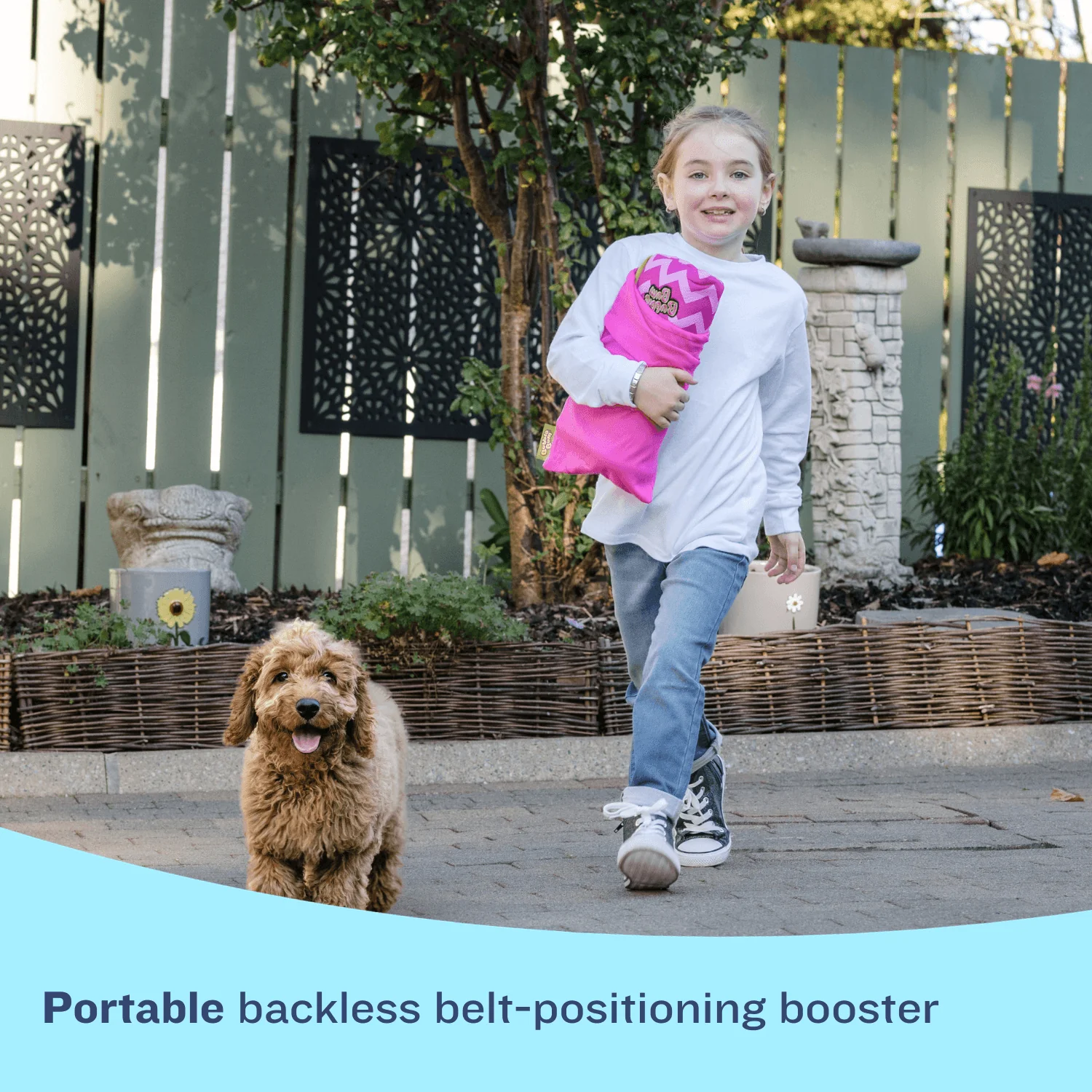 BubbleBum Inflatable Car Booster Seat - Travel Booster Seat - Pink Style ✔️ - Image 2