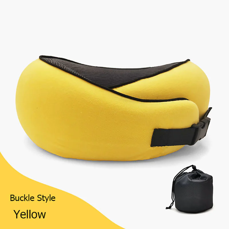 Memory Foam Travel Neck Pillow - Image 4