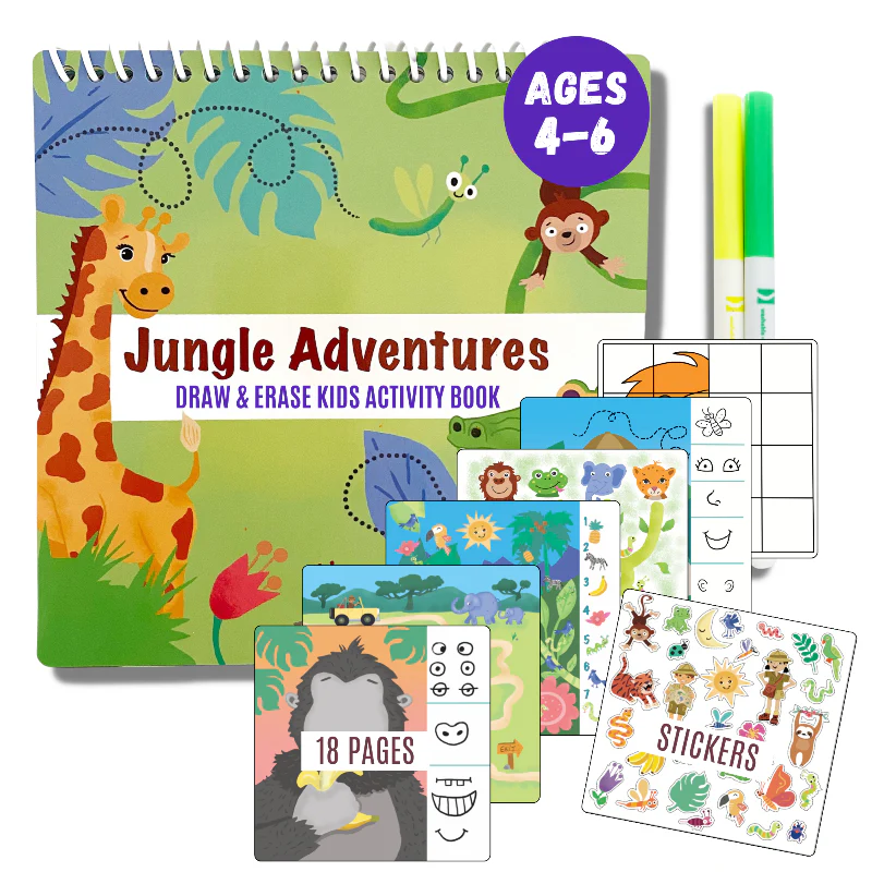 Totebook Kids Dry Erase Travel Activity Book - Image 27