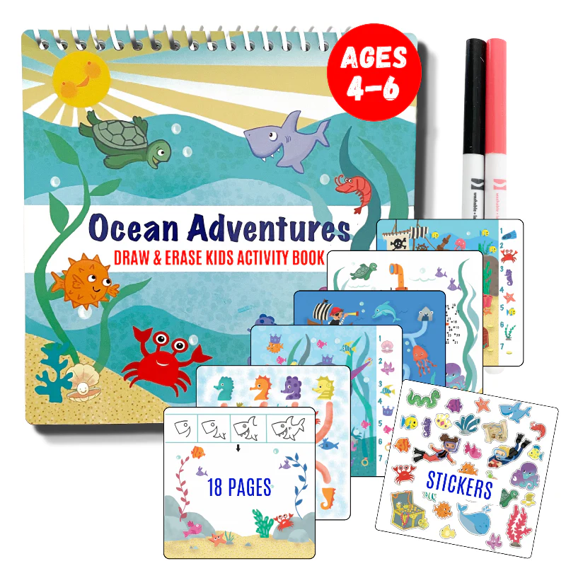 Totebook Kids Dry Erase Travel Activity Book - Image 28