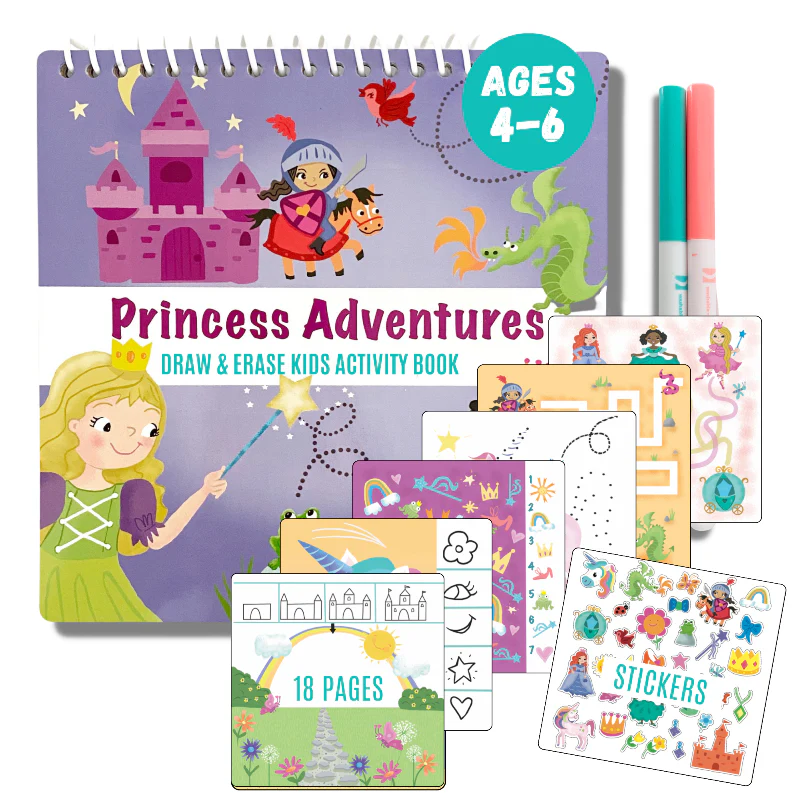 Totebook Kids Dry Erase Travel Activity Book - Image 29