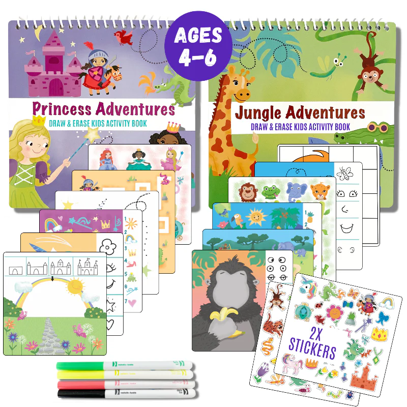 Totebook Kids Dry Erase Travel Activity Book - Image 43